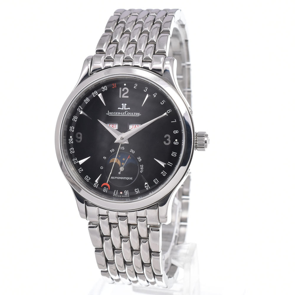 JAEGER-LECOULTRE master moon 140.8.98.S(Q143817A) Triple calendar black Dial Automatic Men's
 Watch I#150455