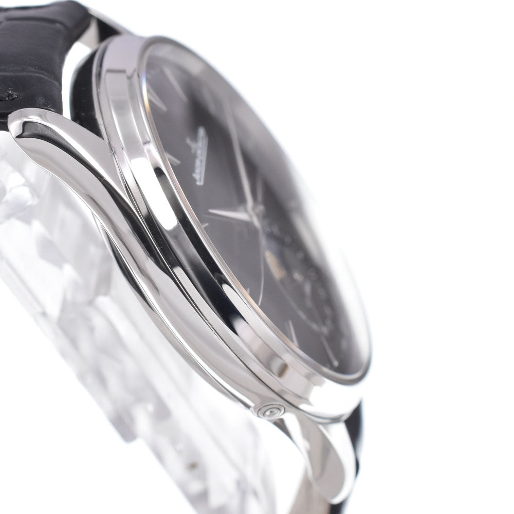 with paper JAEGER-LECOULTRE master ultra slim moon 176.8.64.S/Q1368470 black Dial Automatic Men's
 Watch J#150458