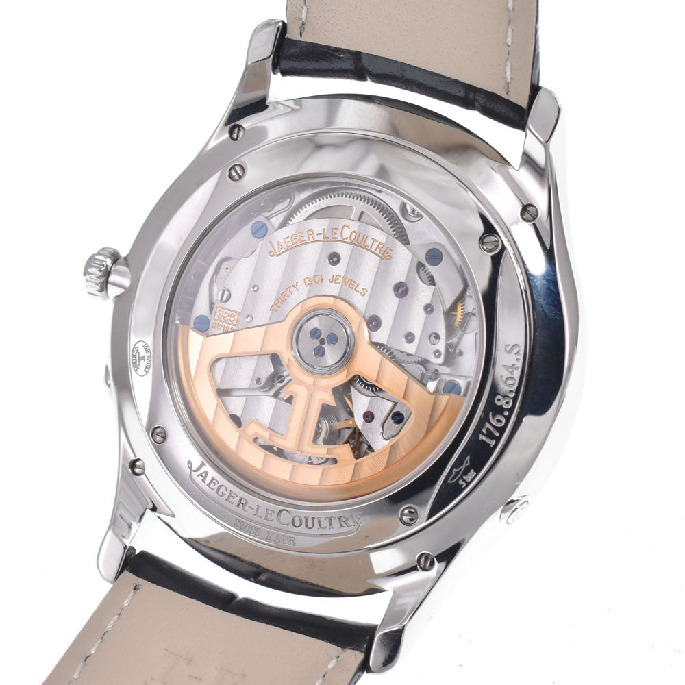 with paper JAEGER-LECOULTRE master ultra slim moon 176.8.64.S/Q1368470 black Dial Automatic Men's
 Watch J#150458
