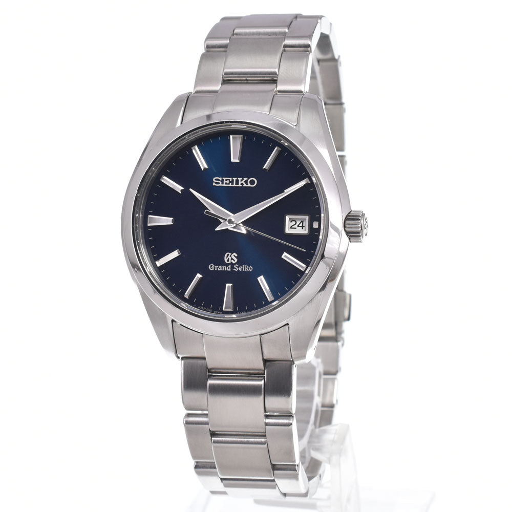 with paper SEIKO Grand Seiko SBGV025/9F82-0AF0 Date blue Dial Quartz Men's
 Watch I#150459