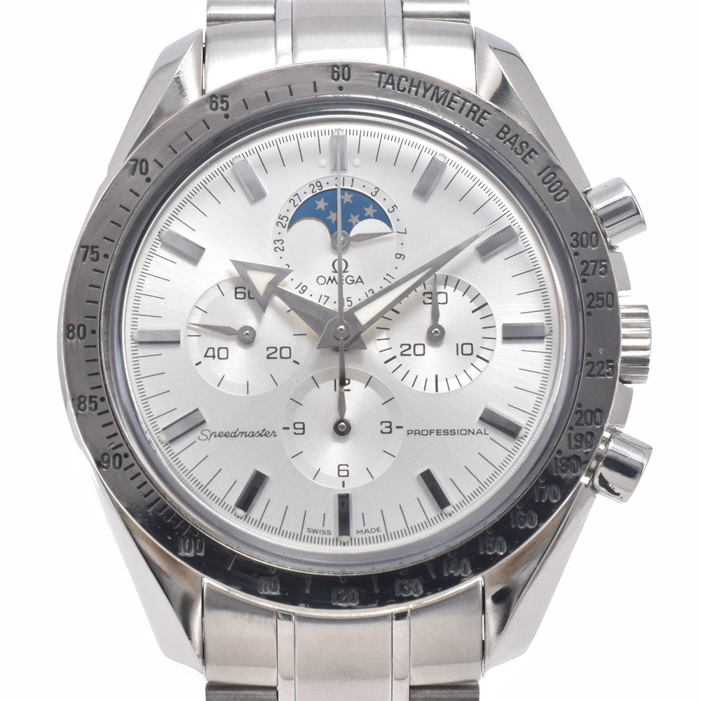 OMEGA Speedmaster Professional Moonphase 3575.30.0﻿0 WG Bezel Silver Dial Hand Winding Men's
 Watch I#150460