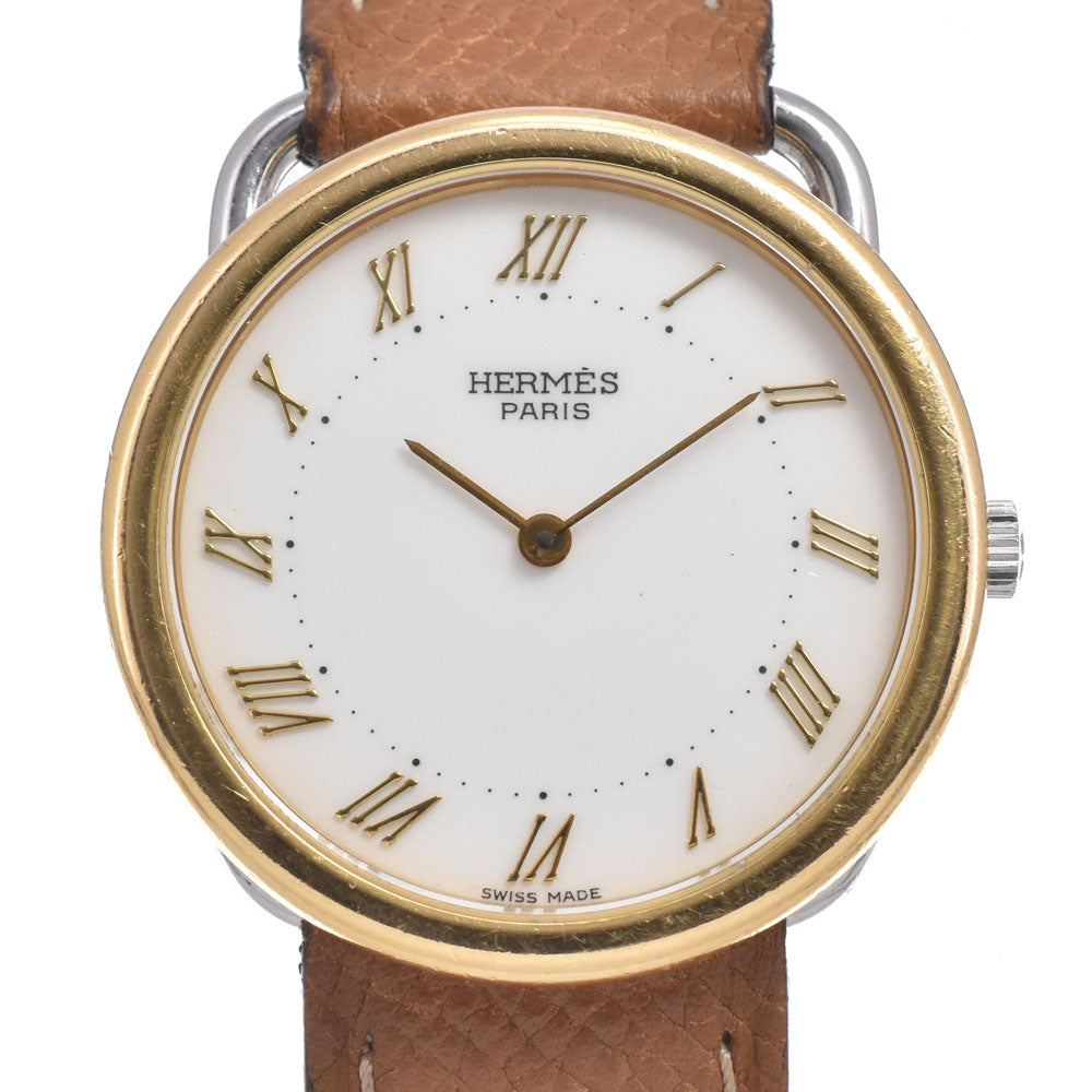 HERMES Arceau white Dial Quartz Unisex
 Watch J#150462