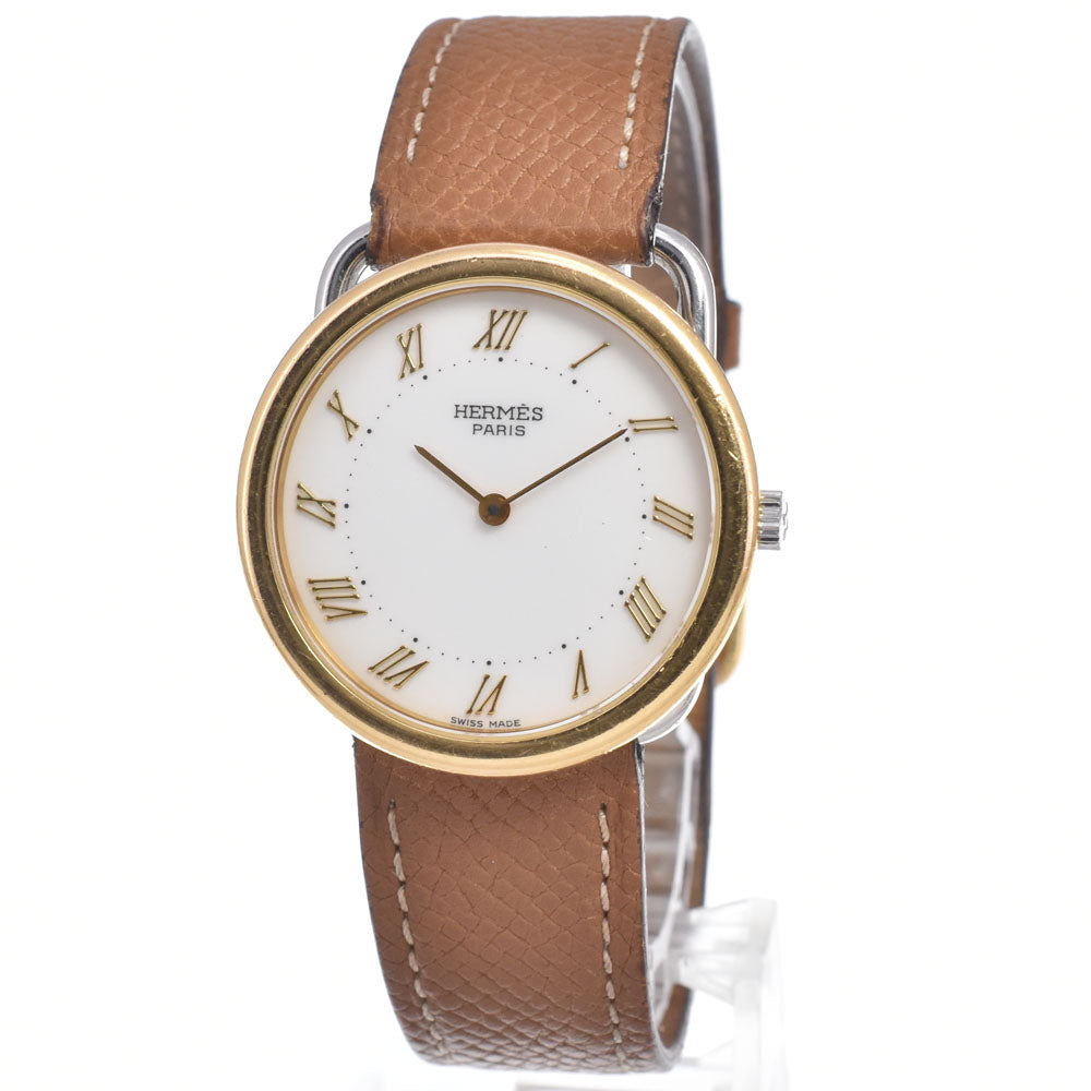 HERMES Arceau white Dial Quartz Unisex
 Watch J#150462