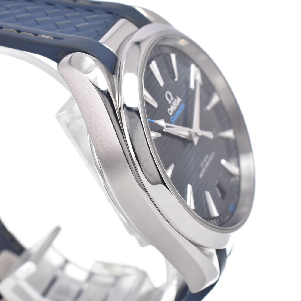 with paper OMEGA Seamaster Aqua Terra Coaxial 220.12.41.21.03.001 blue Dial Automatic Men's
 Watch J#150463
