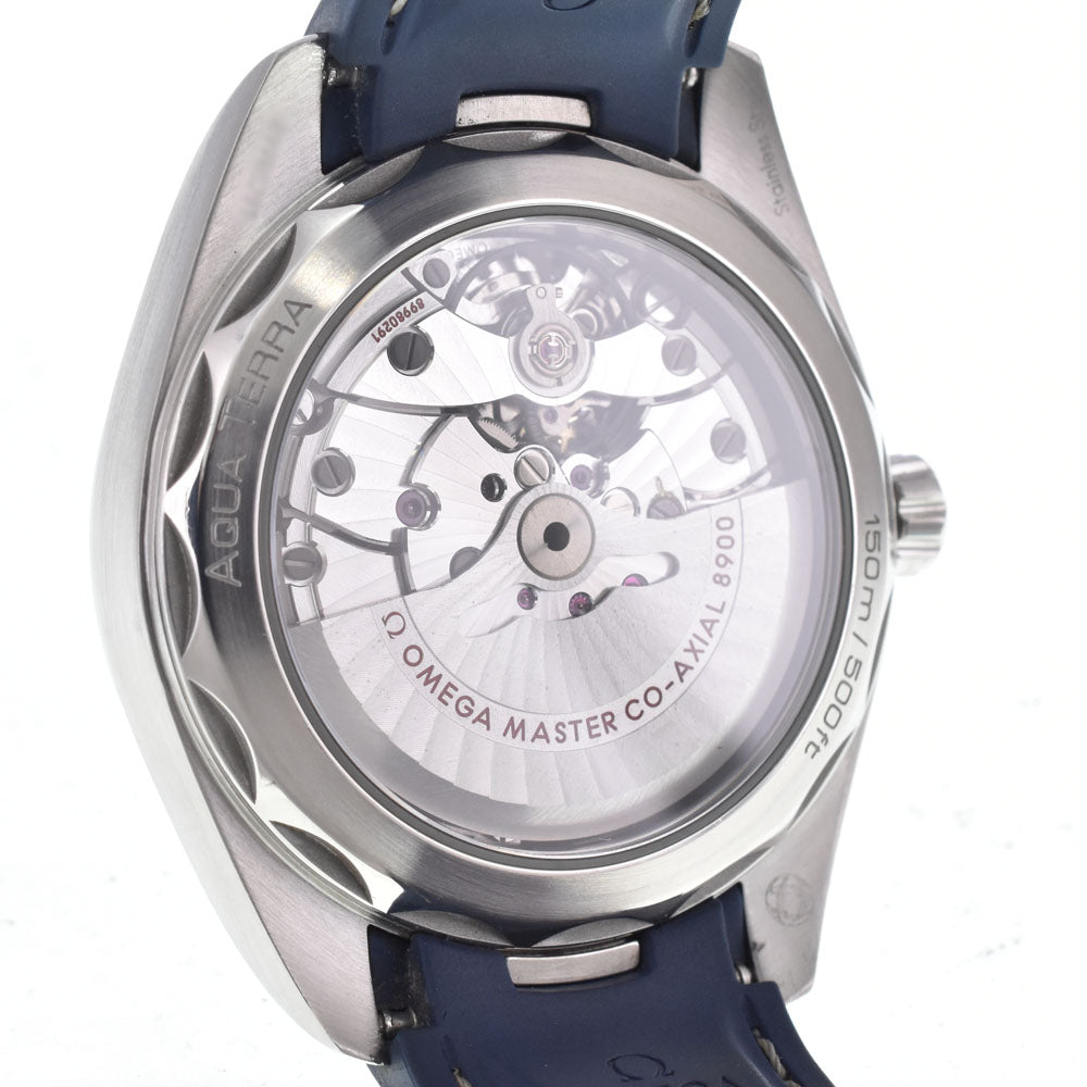 with paper OMEGA Seamaster Aqua Terra Coaxial 220.12.41.21.03.001 blue Dial Automatic Men's
 Watch J#150463