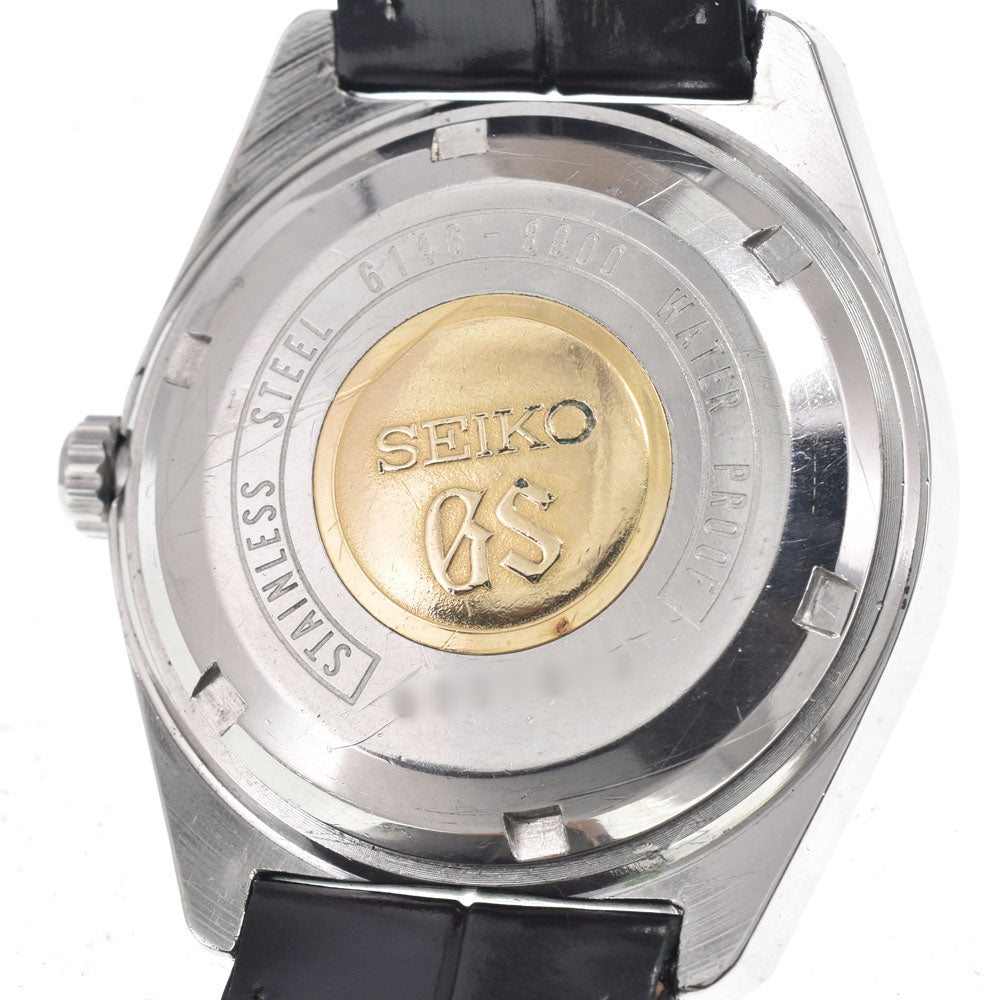 SEIKO Grand Seiko 6146-8000 vintage Day-Date High Beat 36000 Silver Dial Automatic Men's
 Watch K#150467
