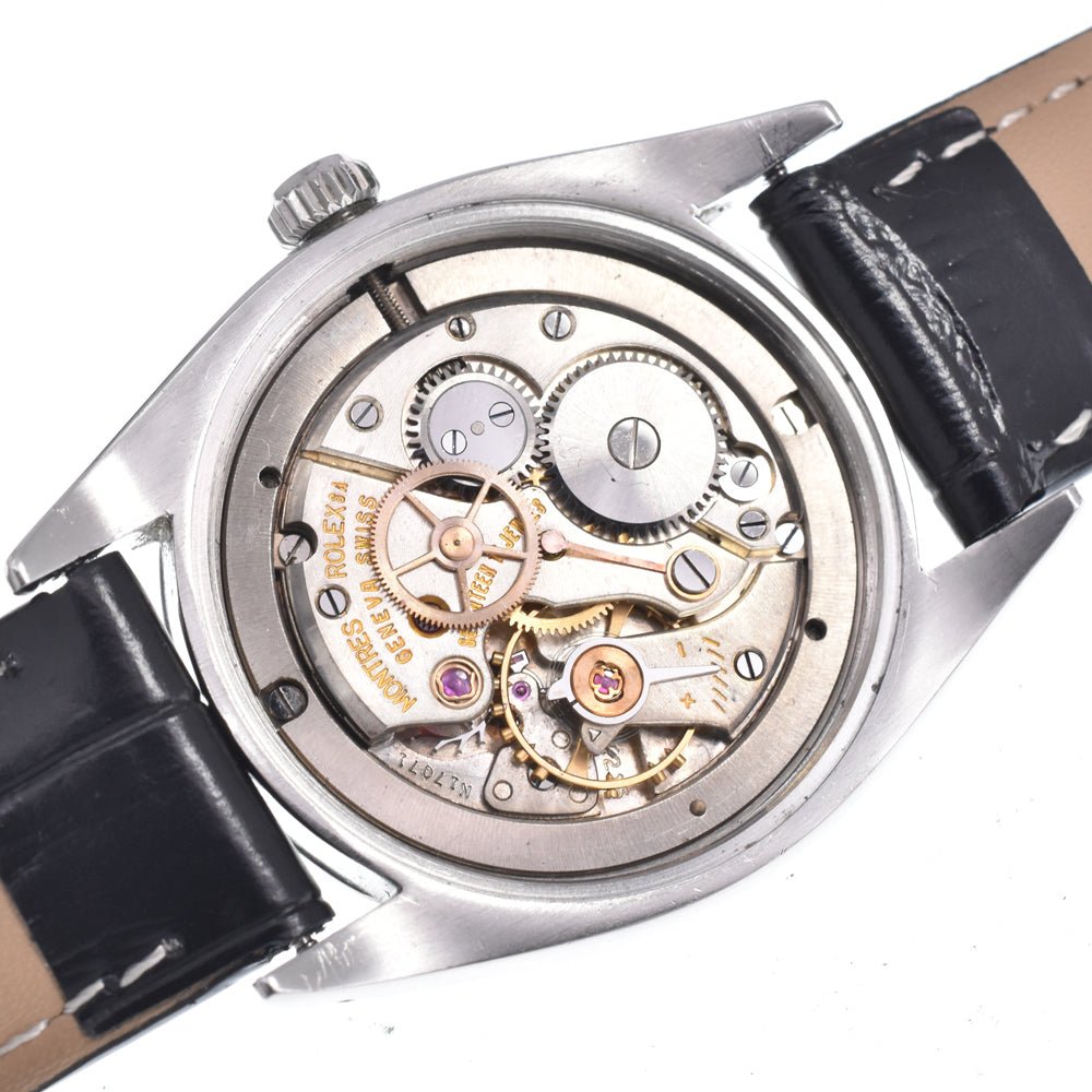 ROLEX Oyster Date Precision 6694 vintage Cal.1215 black Dial Hand Winding Men's
 Watch K#150469