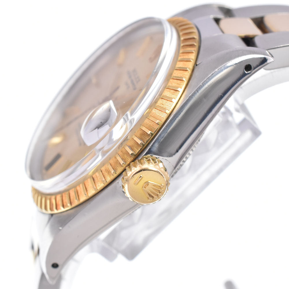 ROLEX Oyster Perpetual Date 1505/3 vintage Cal.1570 gold Dial Automatic Men's
 Watch I#150470