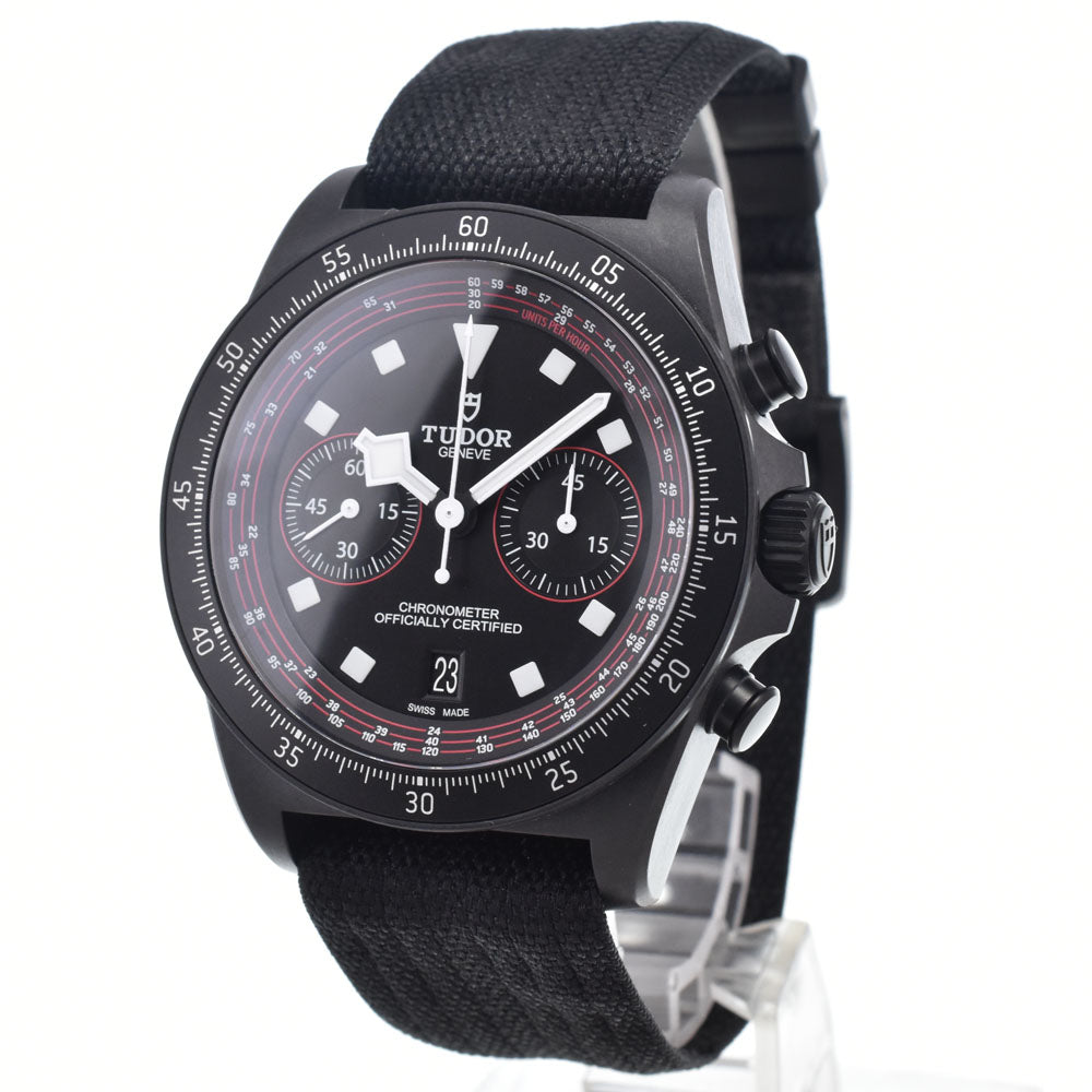 with paper TUDOR Pelagos FXD 25827K Chronograph black Dial Automatic Men's
 Watch J#150471