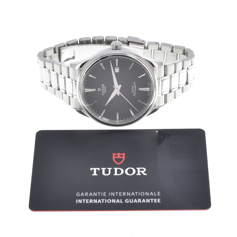 with paper TUDOR style 12700 Date black Dial Automatic Men's
 Watch K#150476