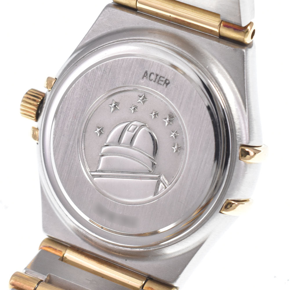 with paper OMEGA Constellation 1267.15.00 diamond gold Dial Quartz Ladies
 Watch J#150477