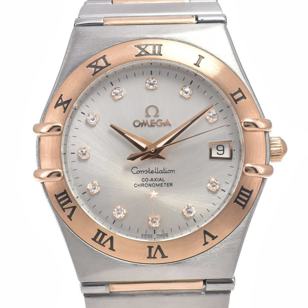 with paper OMEGA Constellation 111.20.36.20.52.001 11P Diamond Silver Dial Automatic Men's
 Watch K#150478