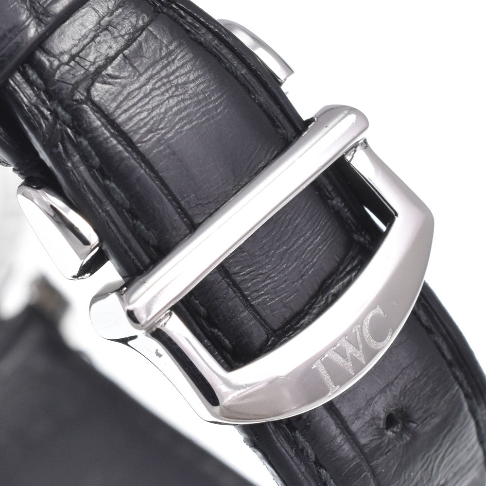 with paper IWC SCHAFFHAUSEN Portofino IW378303 Chronograph day date black Dial Automatic Men's
 Watch K#150480