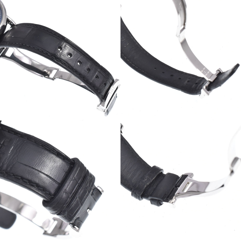 with paper IWC SCHAFFHAUSEN Portofino IW378303 Chronograph day date black Dial Automatic Men's
 Watch K#150480