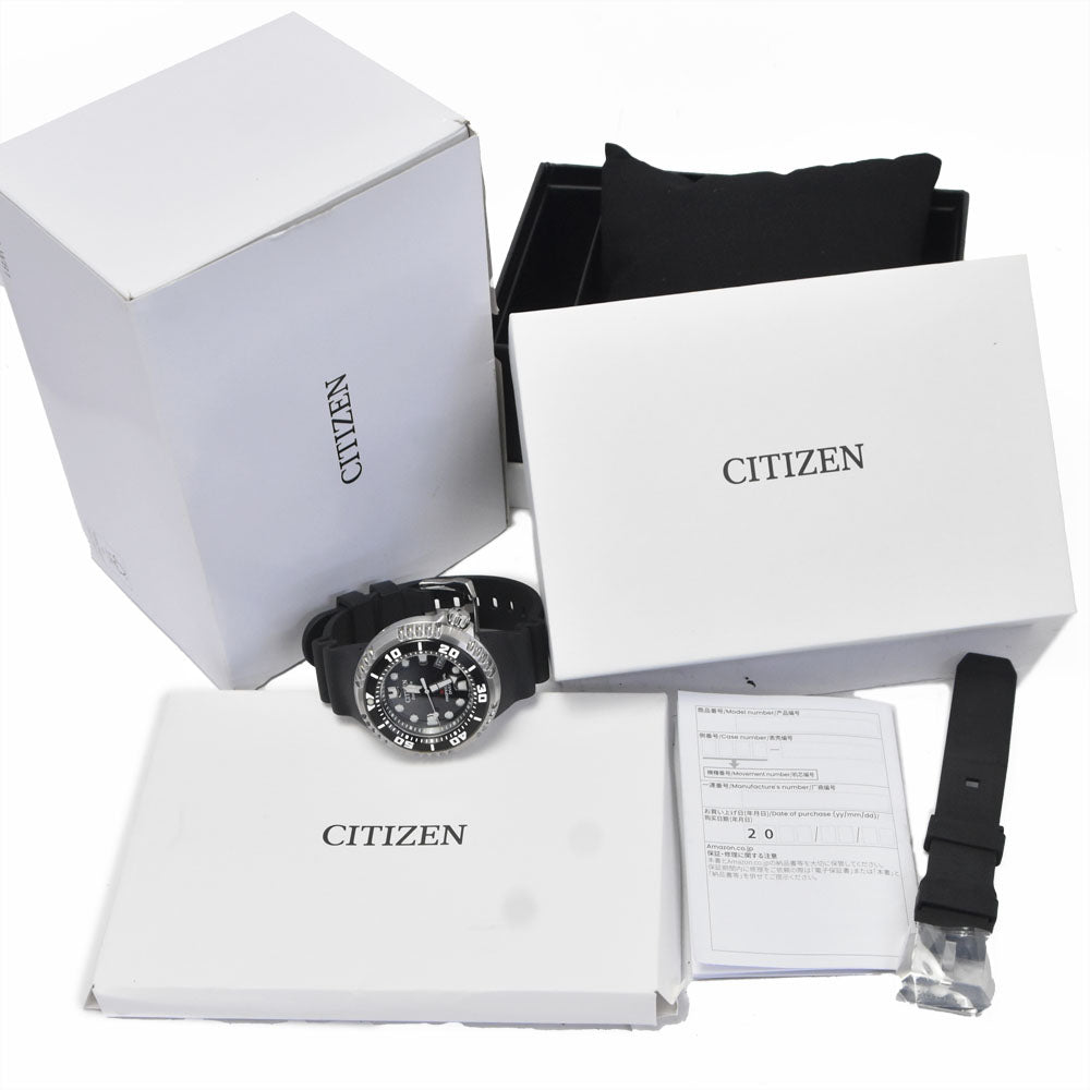 with paper CITIZEN professional BN1024-01E Eco Drive Black Grey Dial Solar Men's
 Watch J#150484