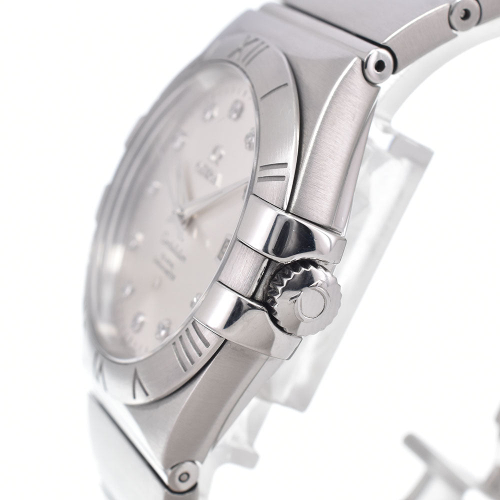 with paper OMEGA Constellation Coaxial 123.10.35.20.52.001 11P Diamond Silver Dial Automatic Men's
 Watch J#150487