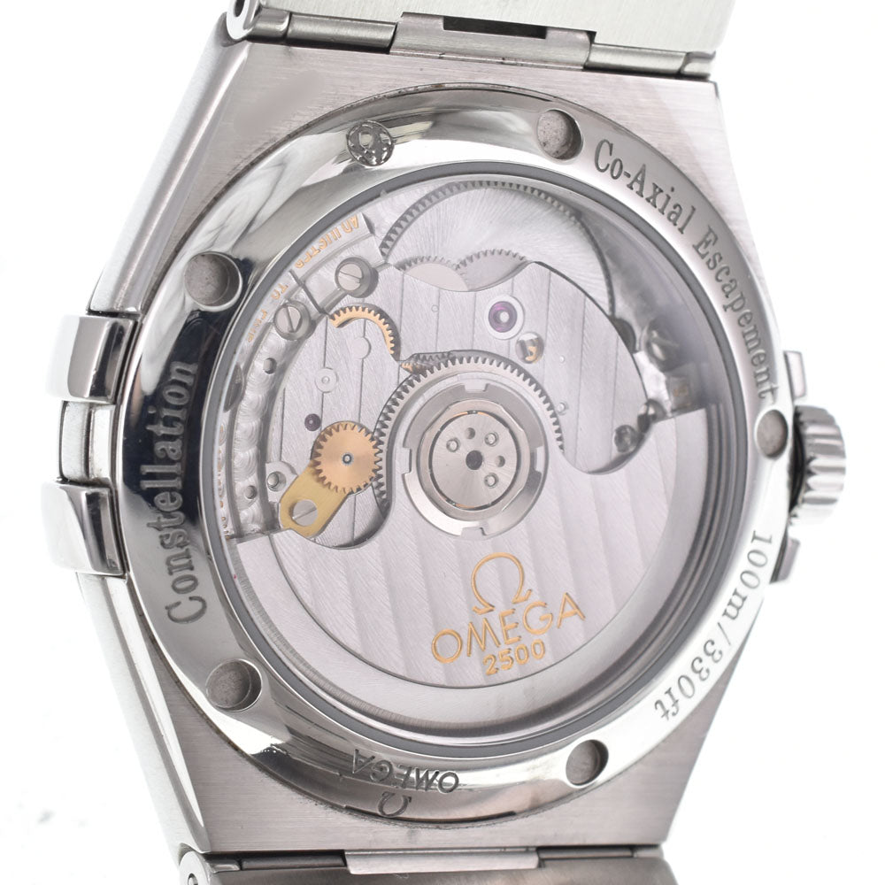 with paper OMEGA Constellation Coaxial 123.10.35.20.52.001 11P Diamond Silver Dial Automatic Men's
 Watch J#150487