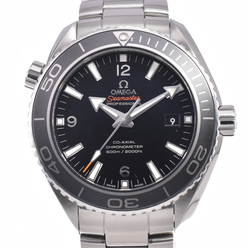 with paper OMEGA Seamaster Planet Ocean 232.30.46.21.01.001 black Dial Automatic Men's
 Watch J#150488