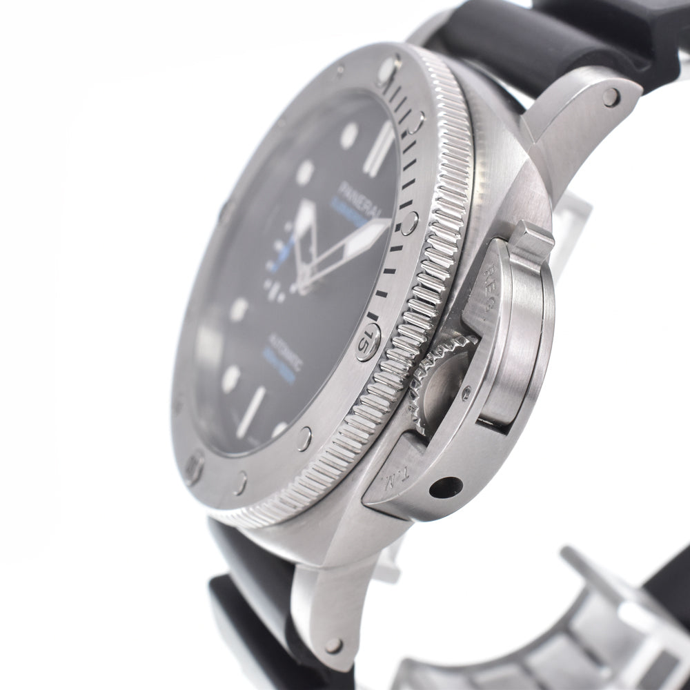 with paper PANERAI Submersible PAM01229 black Dial Automatic Men's
 Watch J#150491