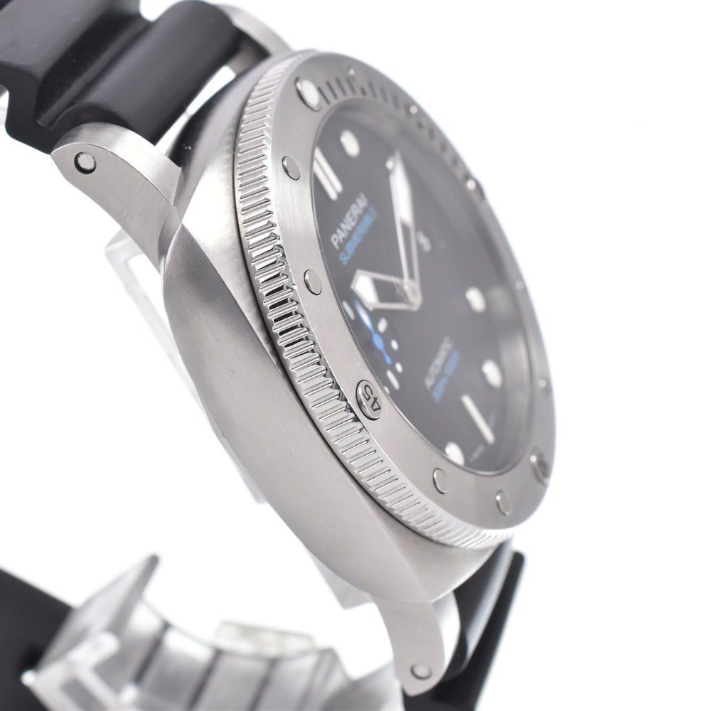 with paper PANERAI Submersible PAM01229 black Dial Automatic Men's
 Watch J#150491