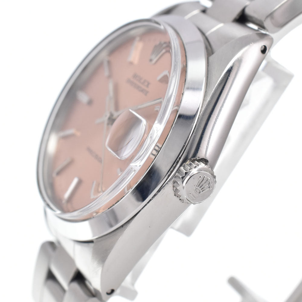 ROLEX Oyster Date Precision 6694 vintage Cal.1225 salmon pink Dial Hand Winding Men's
 Watch I#150500