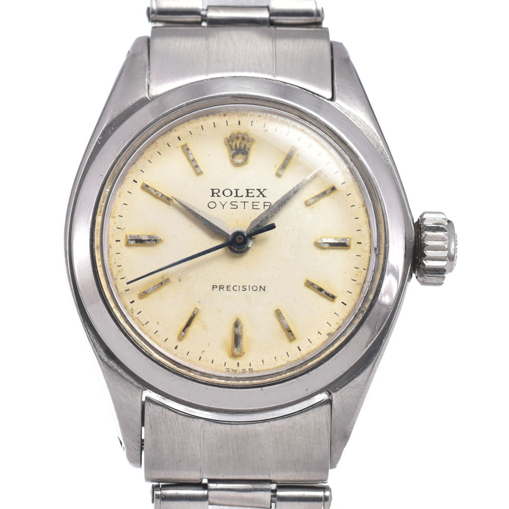 ROLEX Oyster Precision 6410 Cal.1310 Silver Dial Hand Winding Ladies
 Watch K#150502
