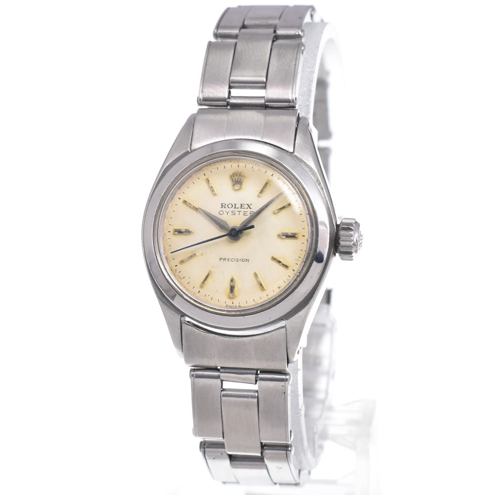 ROLEX Oyster Precision 6410 Cal.1310 Silver Dial Hand Winding Ladies
 Watch K#150502