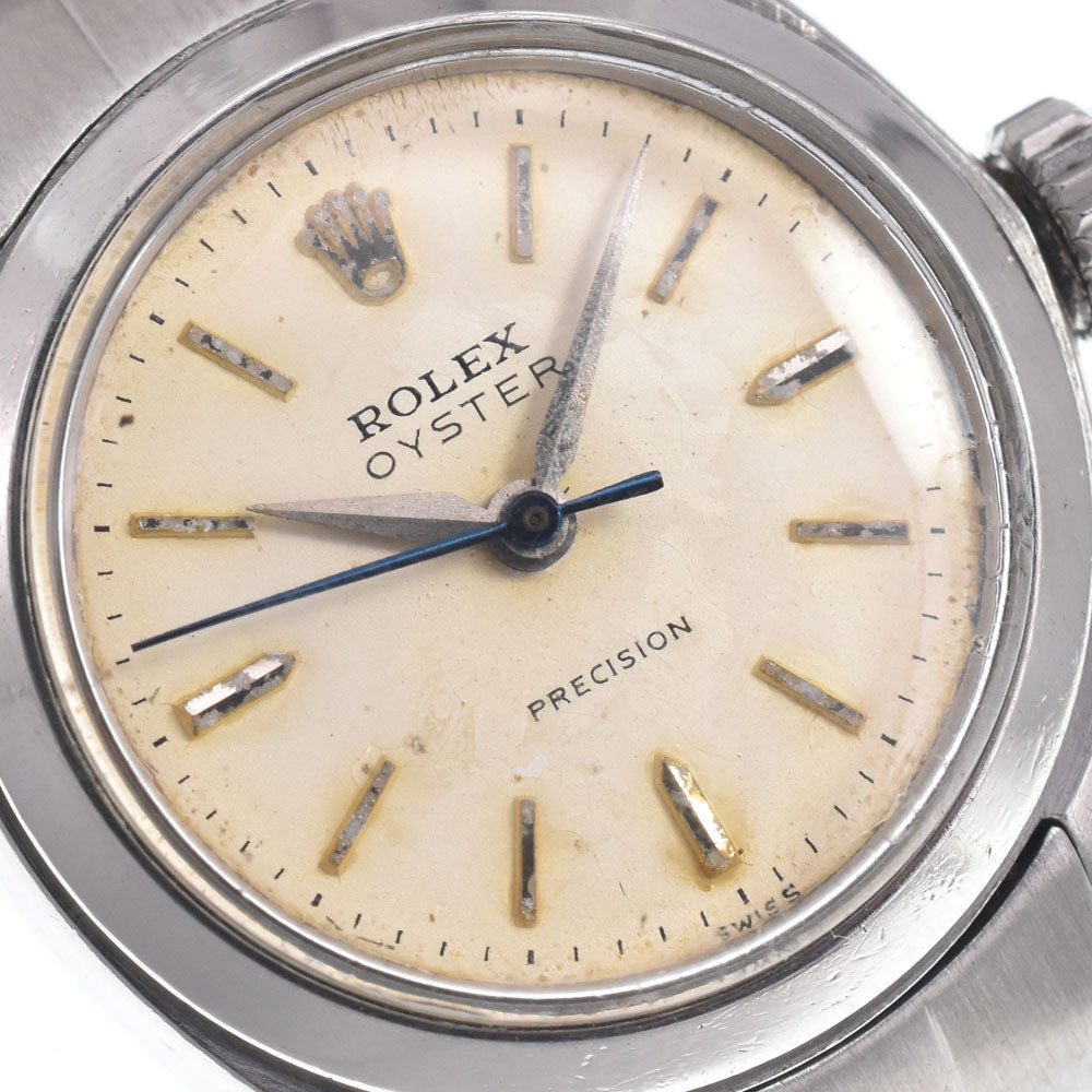 ROLEX Oyster Precision 6410 Cal.1310 Silver Dial Hand Winding Ladies
 Watch K#150502