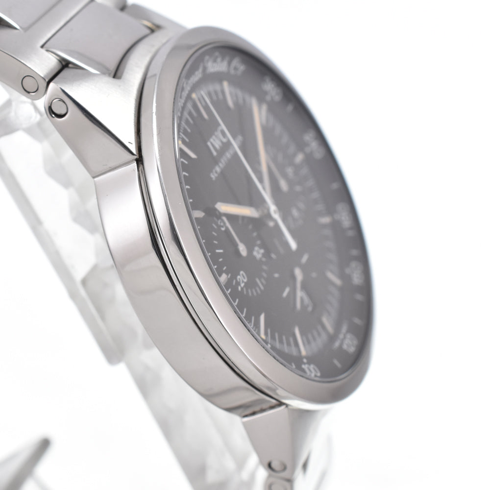 with paper IWC SCHAFFHAUSEN GST IW372702 Chronograph black Dial Quartz Men's
 Watch N#150506