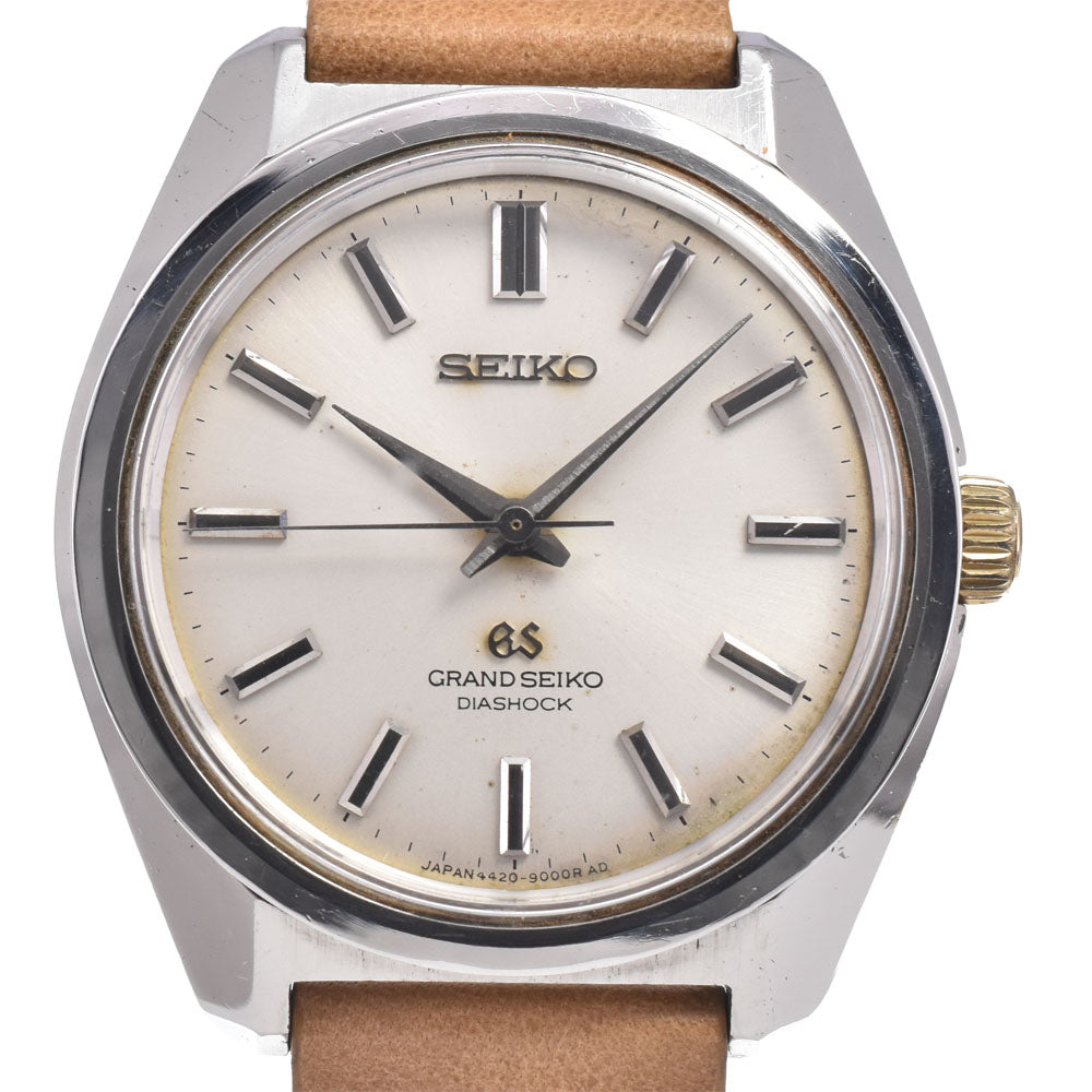 SEIKO Grand Seiko 44 GS 4420-9000 Silver Dial Hand Winding Men's
 Watch N#150511