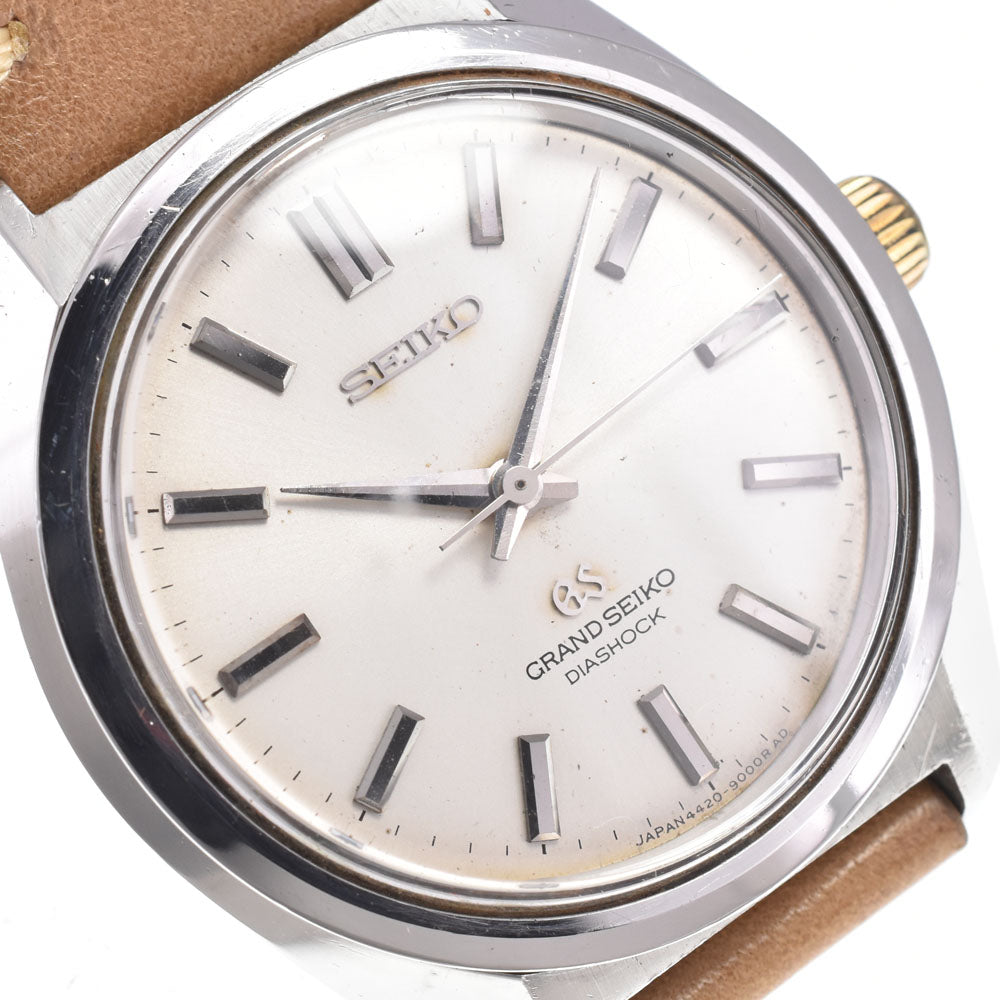 SEIKO Grand Seiko 44 GS 4420-9000 Silver Dial Hand Winding Men's
 Watch N#150511