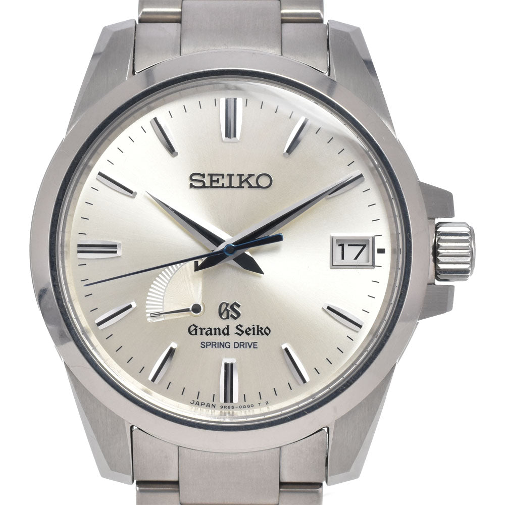 SEIKO Grand Seiko 9R65-0BG0 Power reserve Silver Dial Spring drive Men's
 Watch I#150513