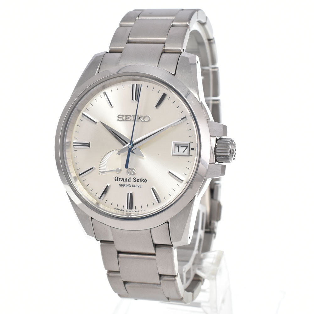 SEIKO Grand Seiko 9R65-0BG0 Power reserve Silver Dial Spring drive Men's
 Watch I#150513