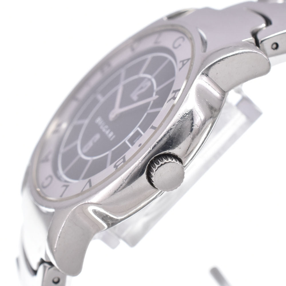 BVLGARI Solo tempo ST35S Date black Dial Quartz Men's
 Watch I#150516