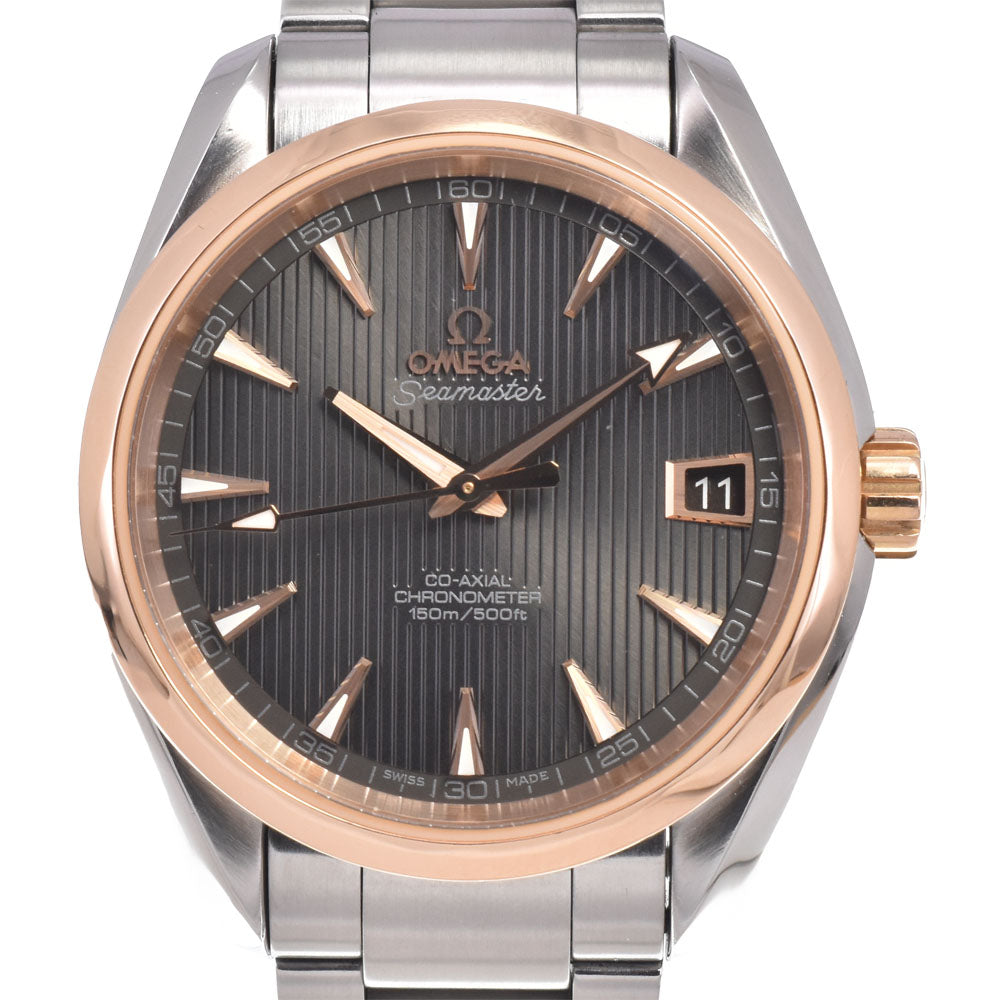 with paper OMEGA Seamaster Aqua Terra 120m 231.20.39.21.06.003 CO-AXIAL gray Dial Automatic Men's
 Watch J#150517