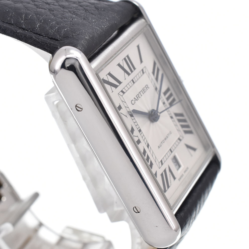 with paper CARTIER Tank Must XL WSTA0040 Silver Dial Automatic Men's
 Watch J#150518