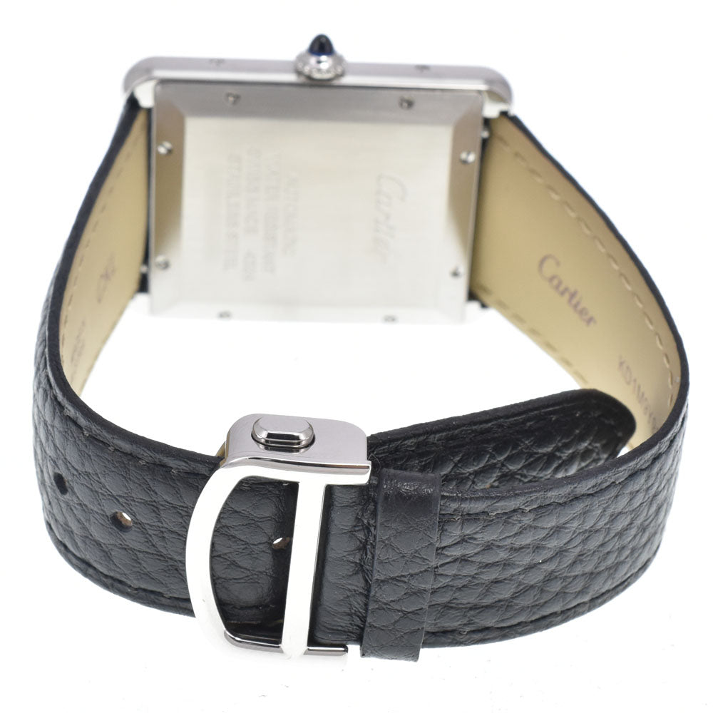 with paper CARTIER Tank Must XL WSTA0040 Silver Dial Automatic Men's
 Watch J#150518