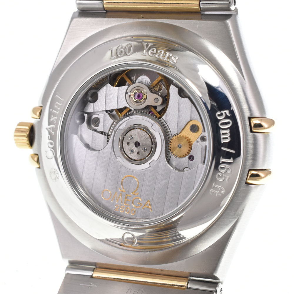 with paper OMEGA Constellation CO-AXIAL 111.20.36.20.58.001 11P diamond date gold Dial Automatic Men's
 Watch J#150520