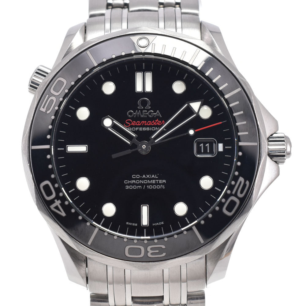 with paper OMEGA Seamaster Pro Divers 300M 212.30.41.20.01.003 Date Chronometer Co-Axial black Dial Automatic Men's
 Watch I#150524