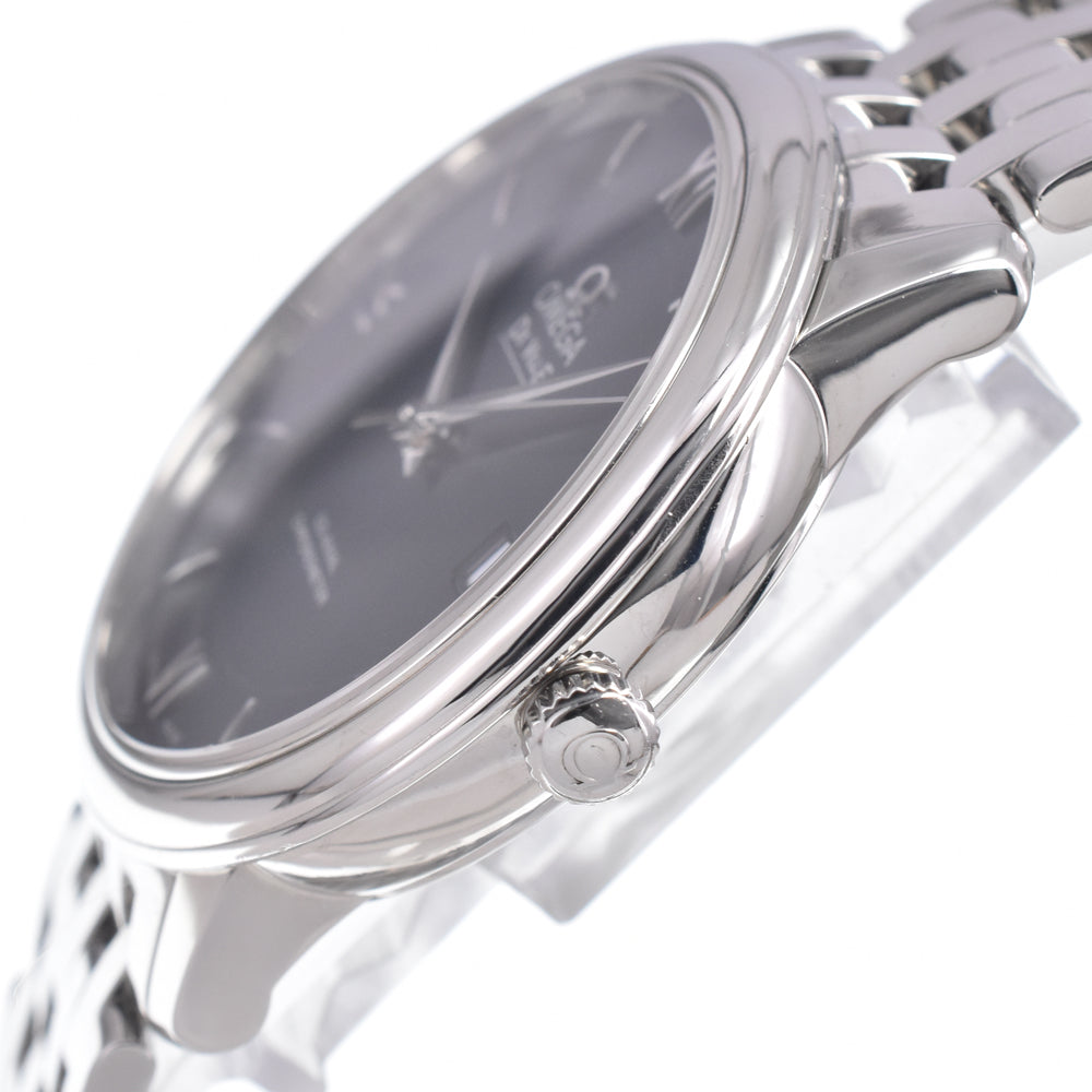 with paper OMEGA De Ville Prestige 424.10.37.20.03.001 Date blue Dial Automatic Men's
 Watch J#150525
