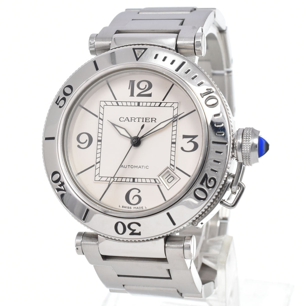 CARTIER Pacha Sea timer W31080M7 Date Silver Dial Automatic Men's
 Watch I#150526