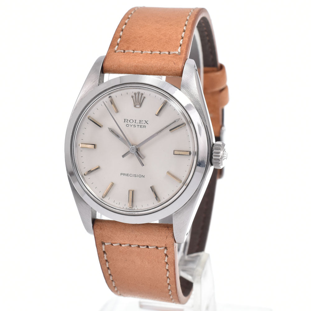 ROLEX Oyster Precision 6426 vintage Silver Dial Hand Winding Men's
 Watch M#150527