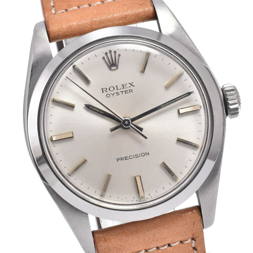 ROLEX Oyster Precision 6426 vintage Silver Dial Hand Winding Men's
 Watch M#150527