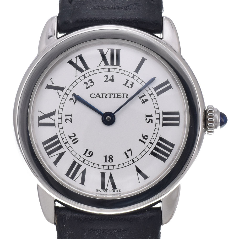 with paper CARTIER Ronde Solo de Cartier WSRN0019 Silver Dial Quartz Ladies
 Watch J#150533