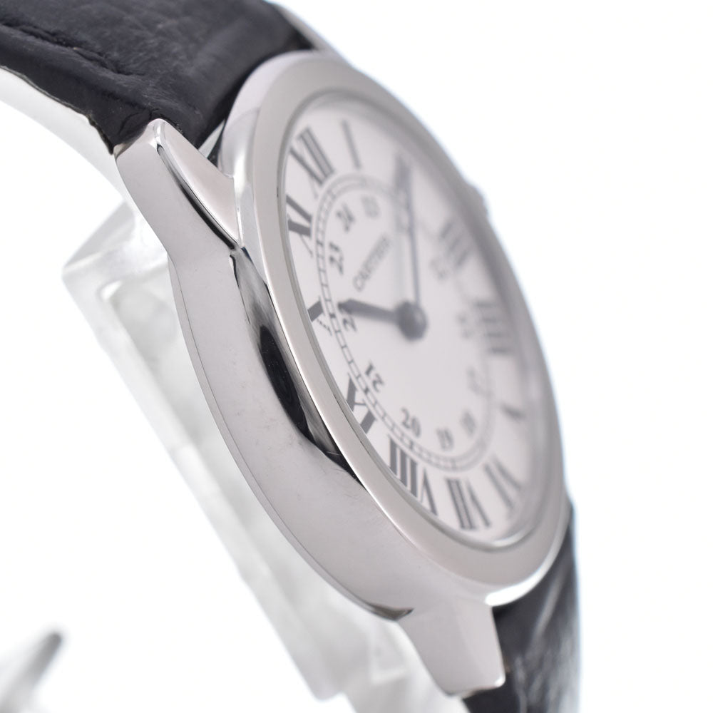 with paper CARTIER Ronde Solo de Cartier WSRN0019 Silver Dial Quartz Ladies
 Watch J#150533