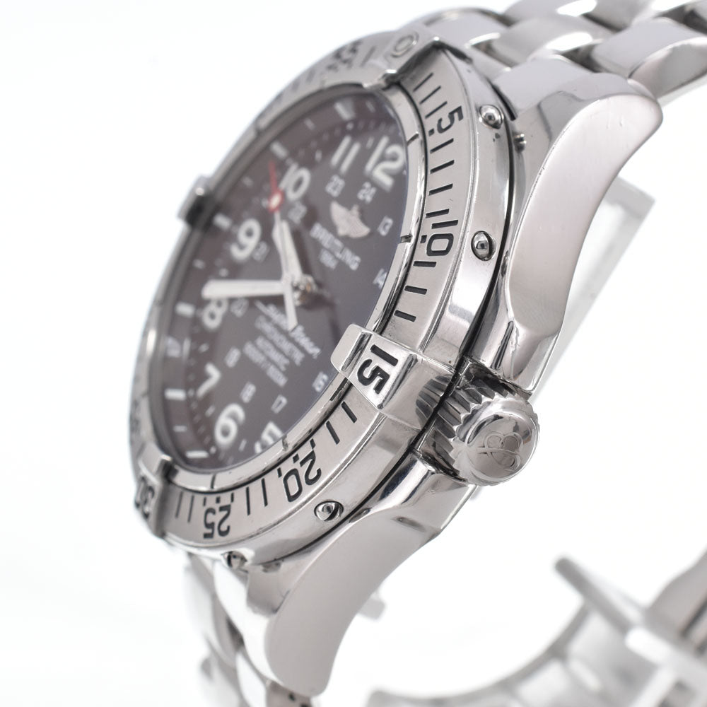 BREITLING Super Ocean Steel Fish A17360 Date black Dial Automatic Men's
 Watch O#150535