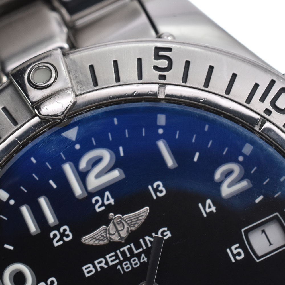BREITLING Super Ocean Steel Fish A17360 Date black Dial Automatic Men's
 Watch O#150535