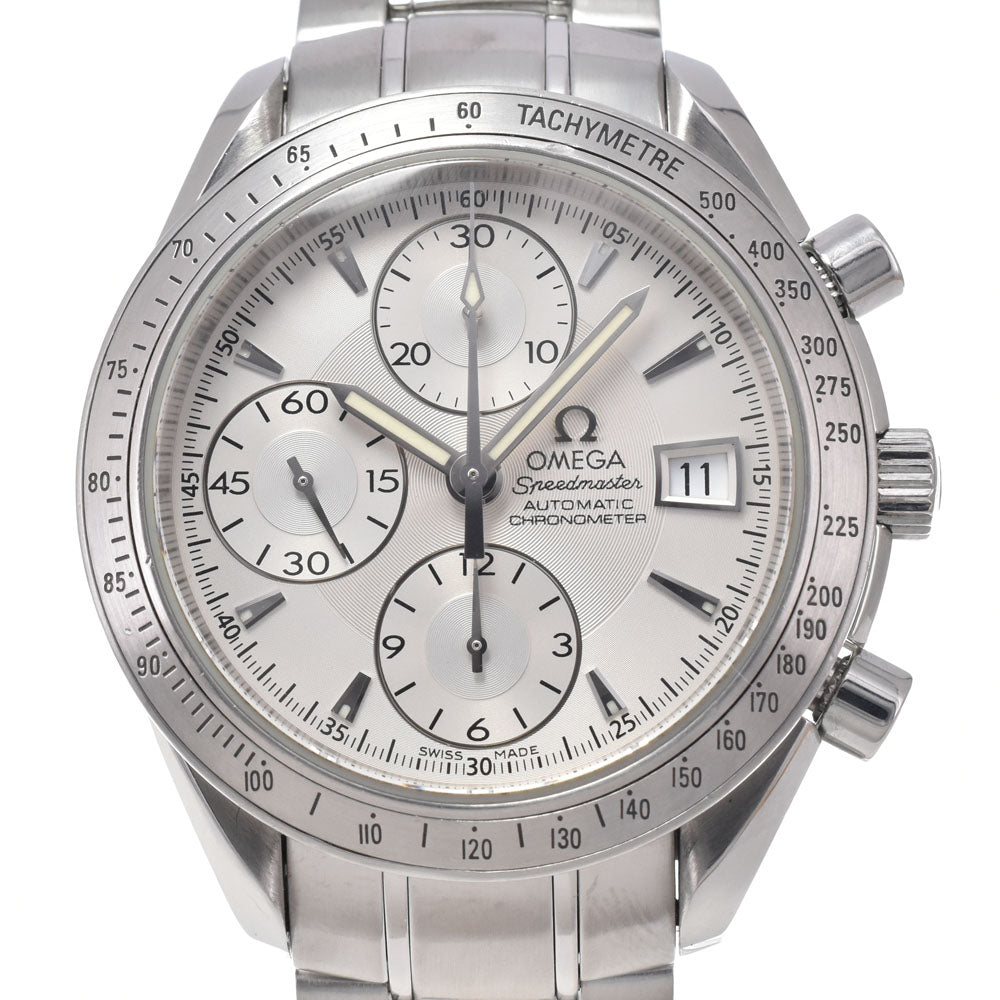 with paper OMEGA Speedmaster 3211.30.00 Date Chronograph Silver Dial Automatic Men's
 Watch I#150536