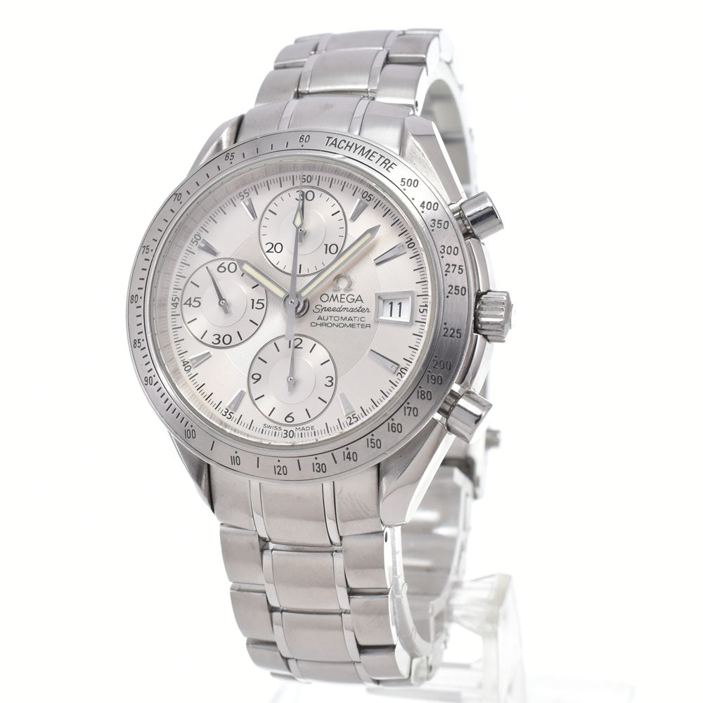 with paper OMEGA Speedmaster 3211.30.00 Date Chronograph Silver Dial Automatic Men's
 Watch I#150536