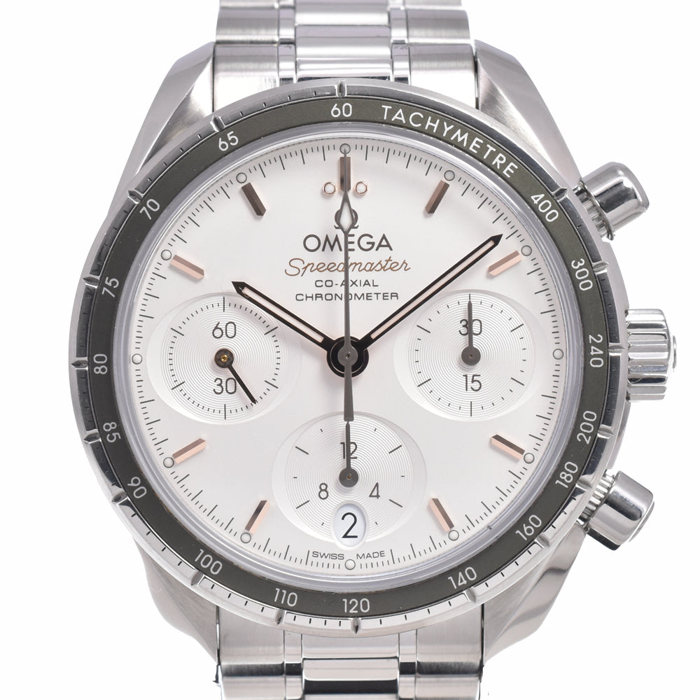 with paper OMEGA Speedmaster 324.30.38.50.02.001 Coaxial Silver Dial Automatic Men's
 Watch J#150539